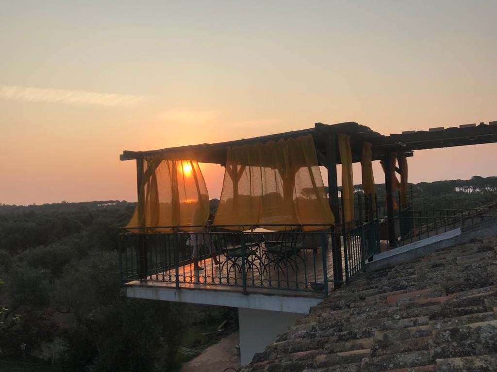 Oasi del Governatore - Terrazza panoramica al tramonto